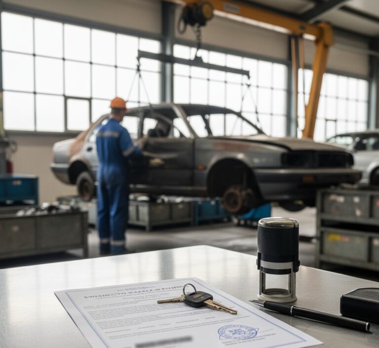 jak zezłomować samochód